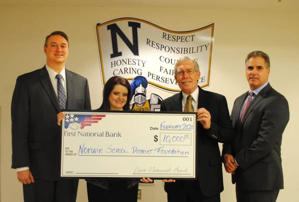 First National Bank Generously Supports Norwin School District STEM